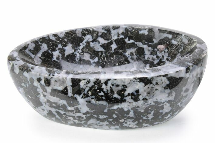 Polished, Indigo Gabbro Bowl - Madagascar #244571